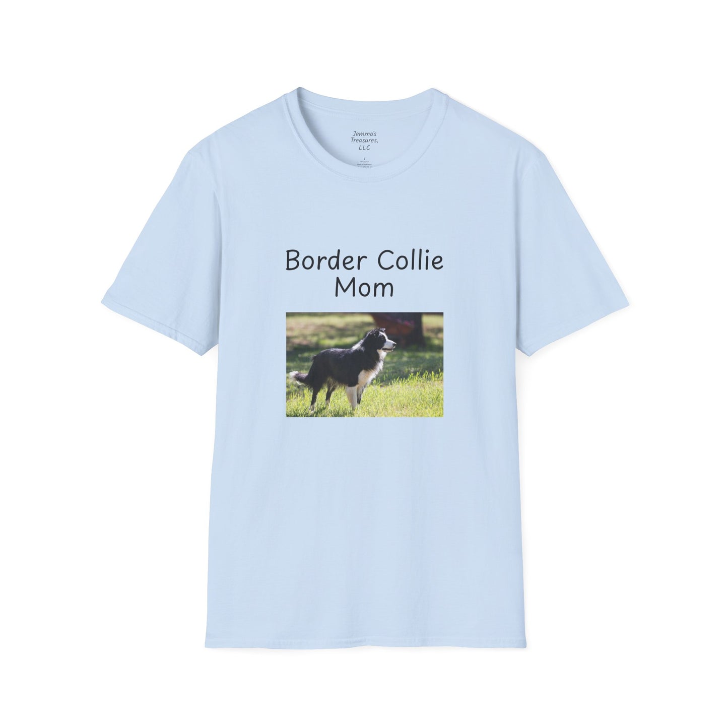 Unisex T-Shirt - "Border Collie Mom" - Hundebesitzer T-Shirt