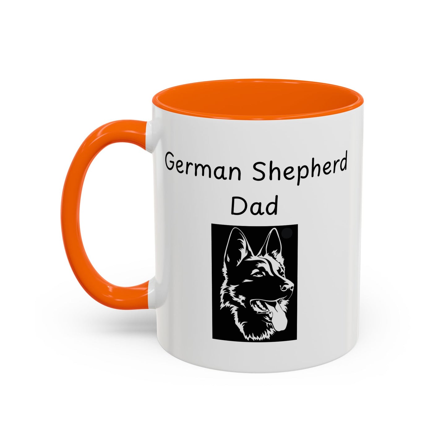 Keramiktasse - "Deutscher Schäferhund-Papa"