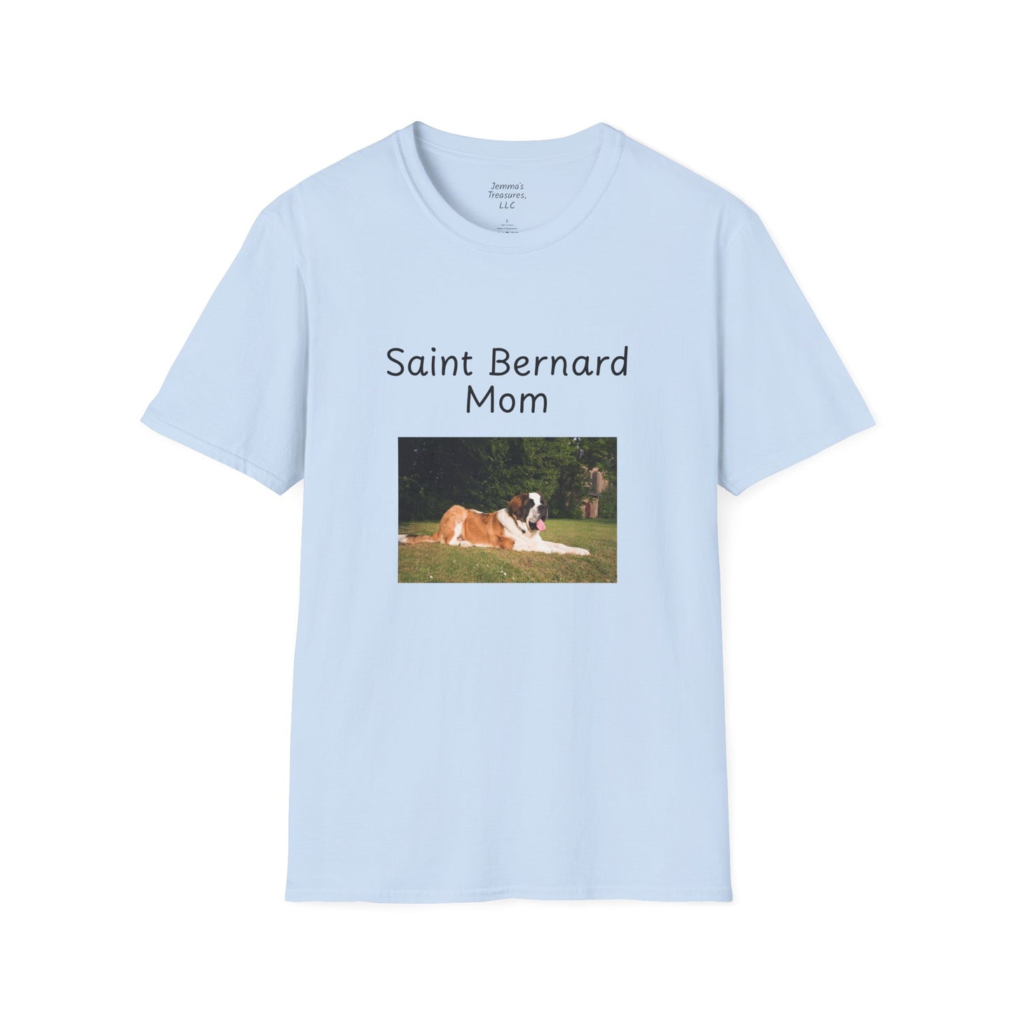 Unisex T-Shirt - "Saint Bernard Mom" - Hundebesitzer T-Shirt