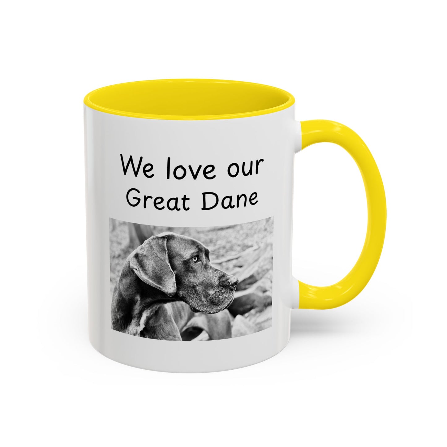 Ceramic Mug - "We Love Our Great Dane"