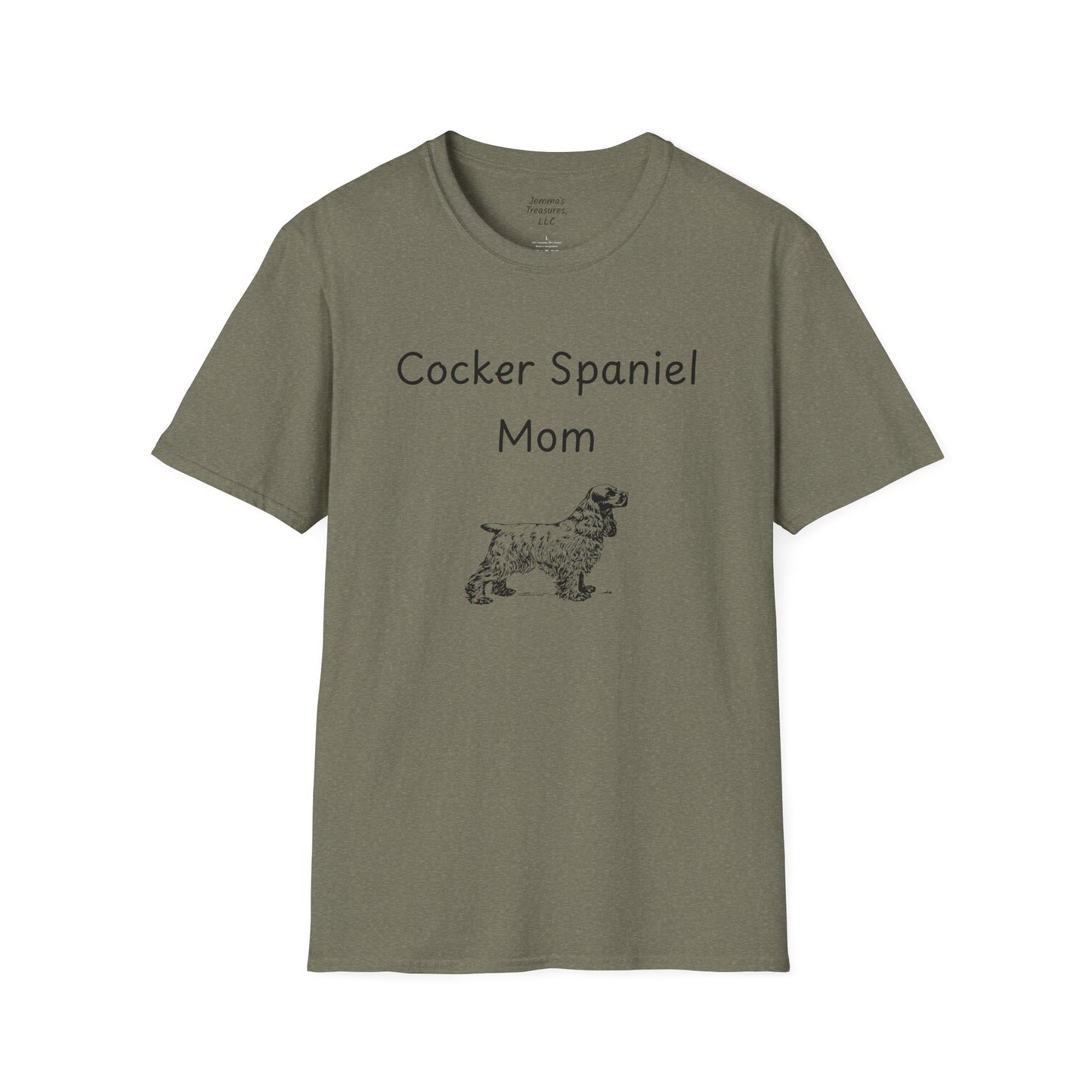 Unisex T-Shirt - "Cocker Spaniel Mom" - Hundebesitzer T-Shirt