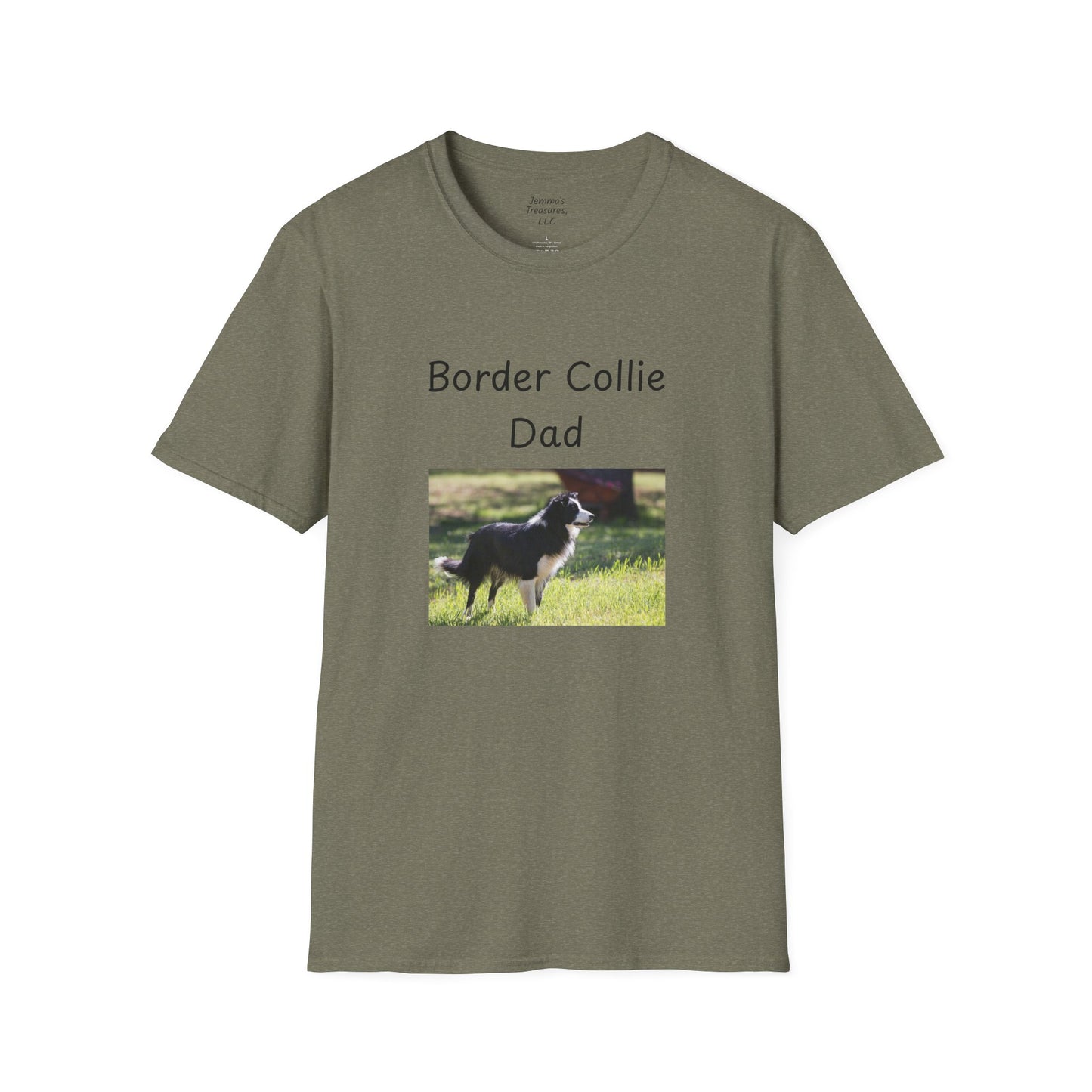 Unisex T-hemp - "Border Collie Pa" - Honde-eienaar T-hemp