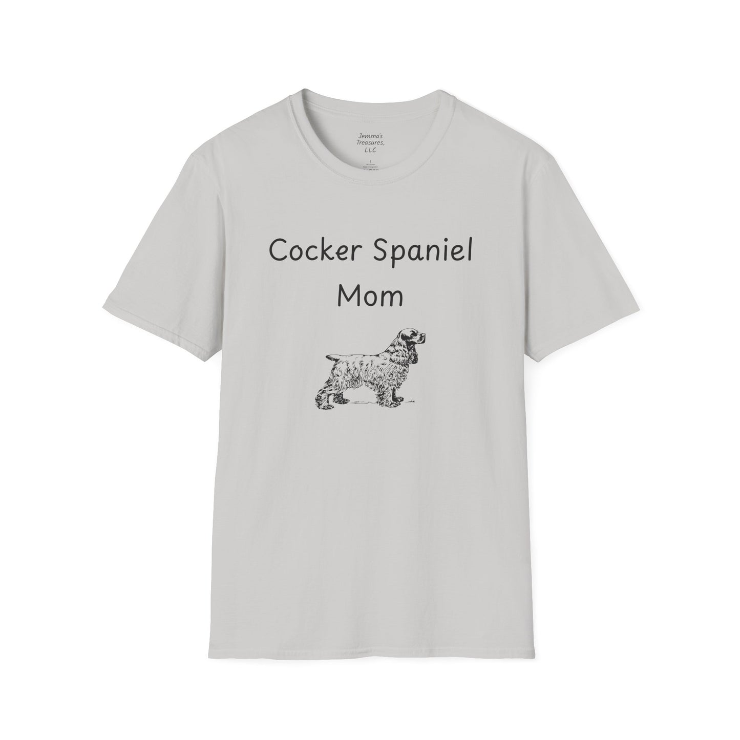 Unisex T-Shirt - "Cocker Spaniel Mom" - Hundebesitzer T-Shirt
