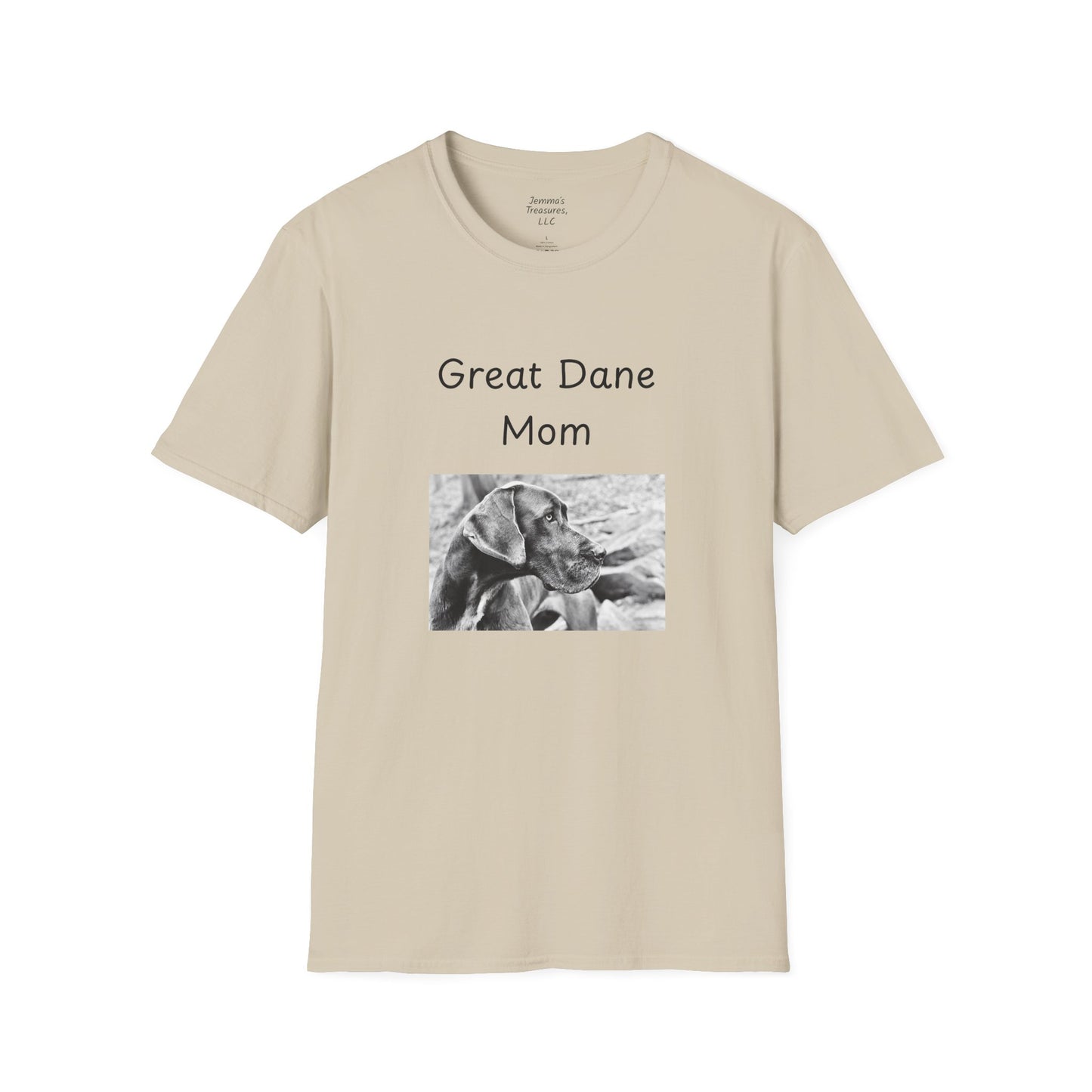 Unisex T-Shirt - "Great Dane Mom" - Hundebesitzer T-Shirt