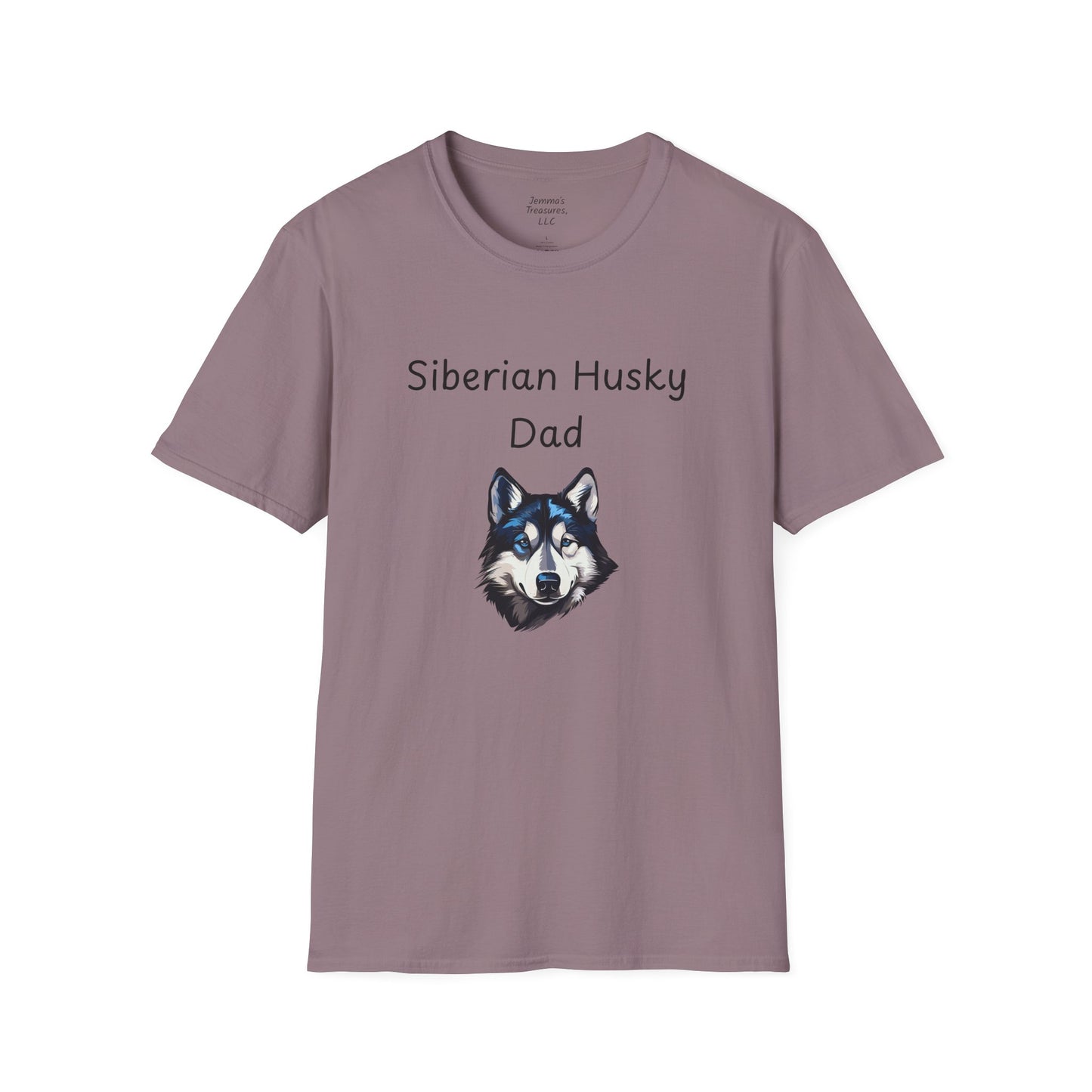 Unisex T-Shirt - "Siberian Husky Dad" - Hundebesitzer T-Shirt