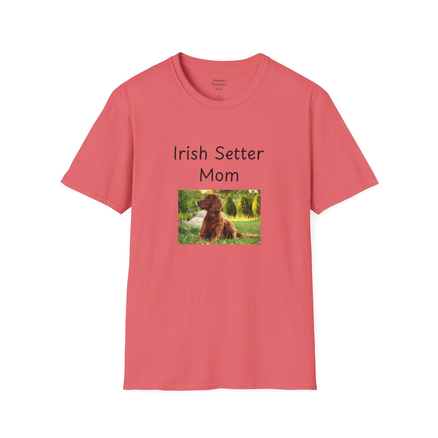 Unisex T-hemp - "Ierse Setter Ma" - Honde-eienaar T-hemp