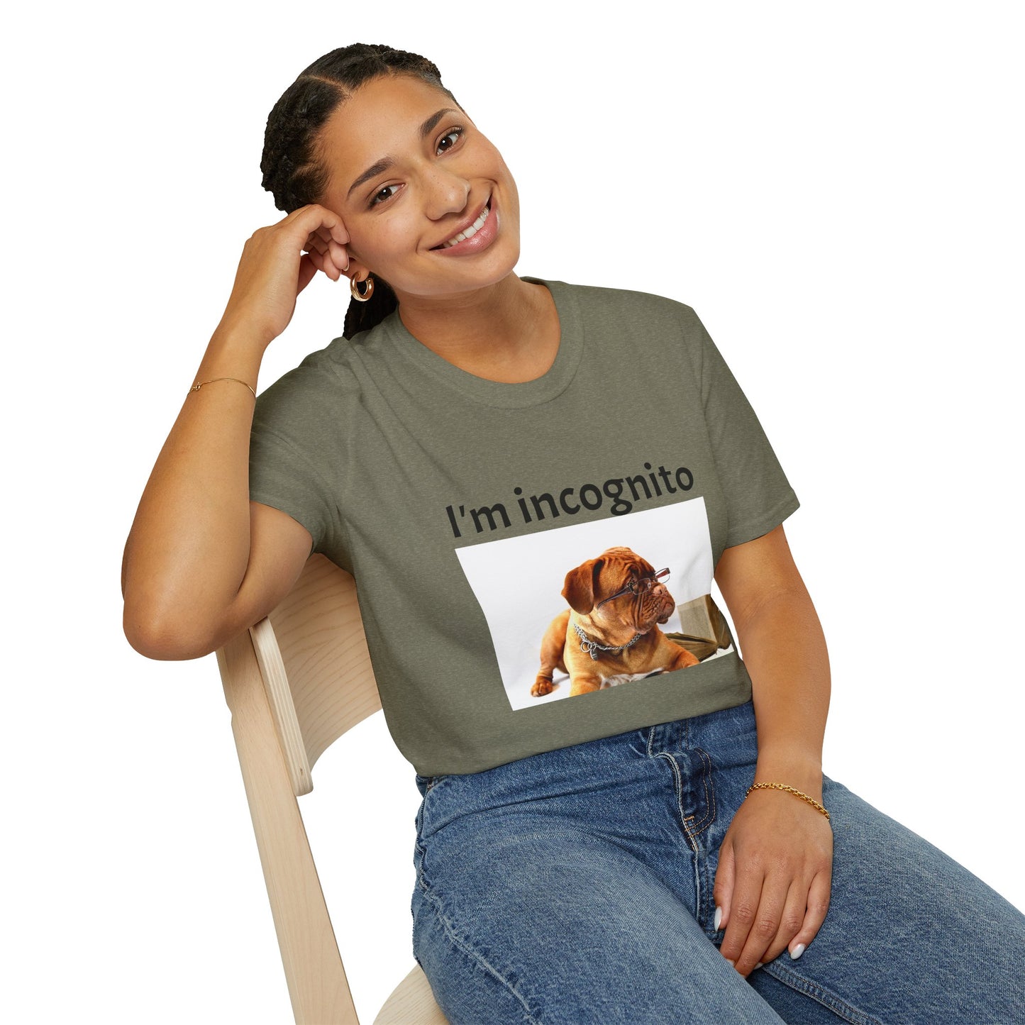 Unisex T-shirt - "I'm Incognito"