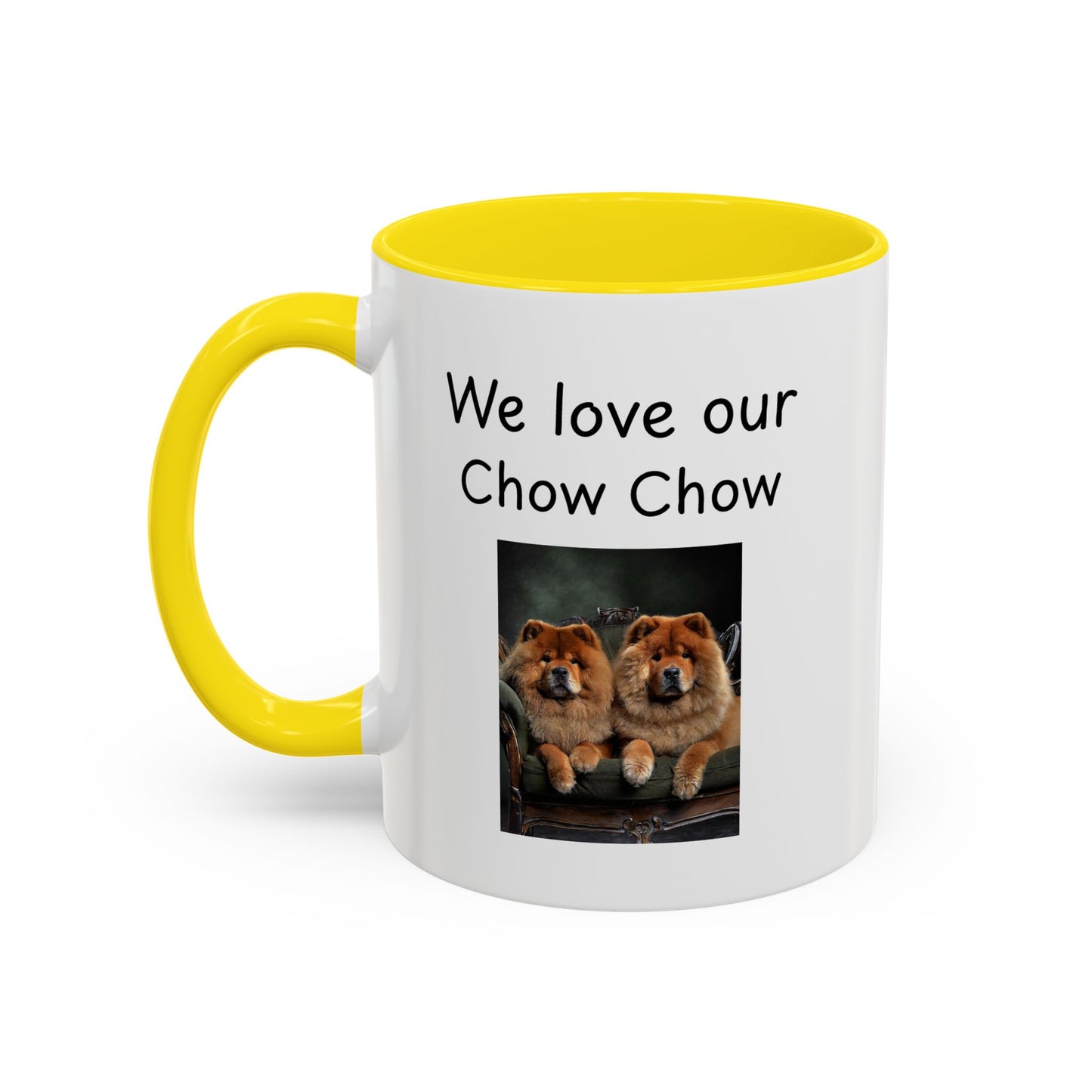 Ceramic Mug - "We Love Our Chow Chow"
