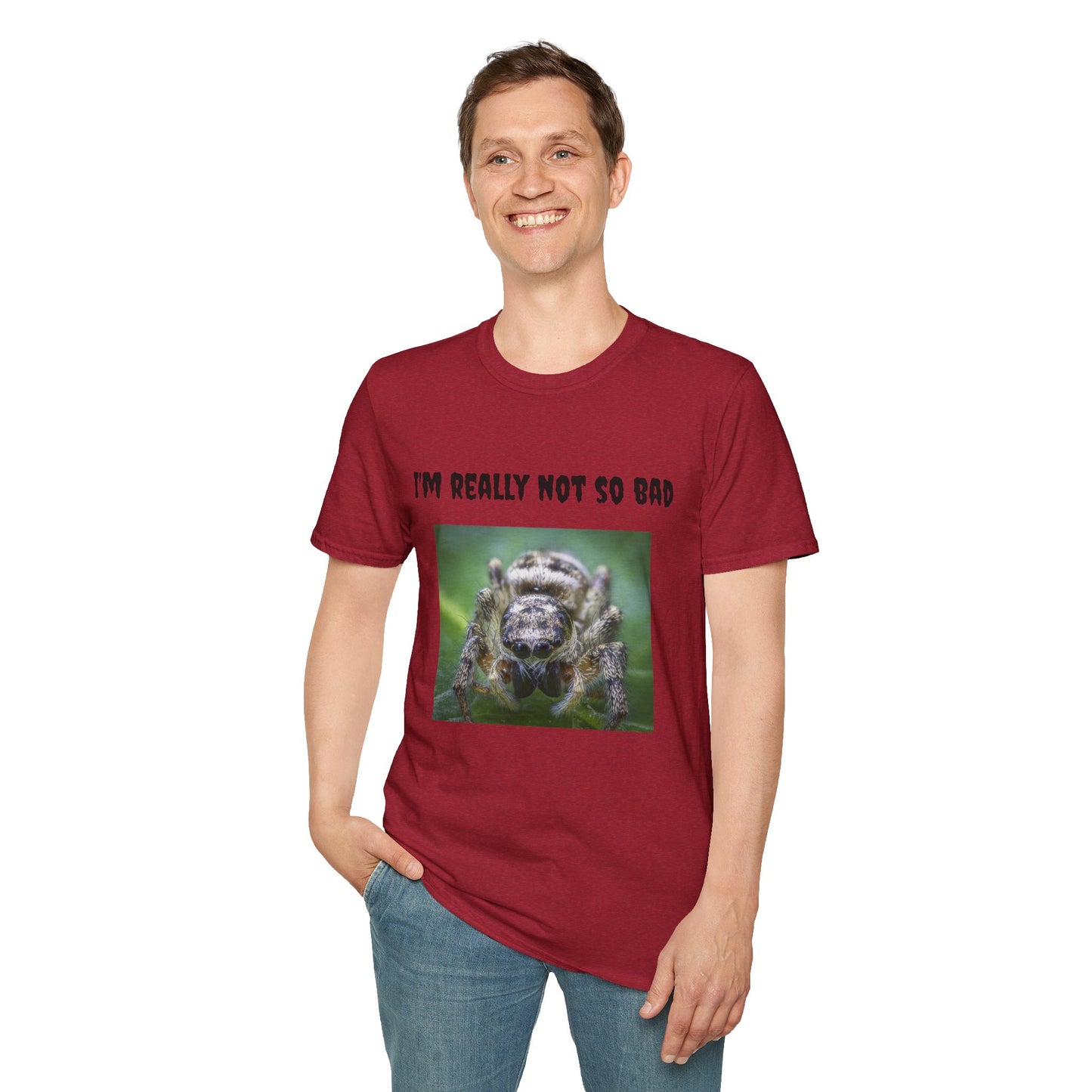 Unisex T-shirt - Humorous Spider Design