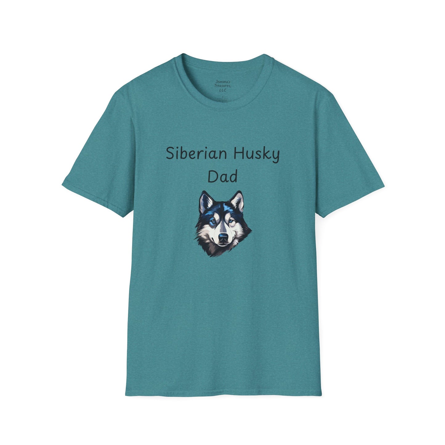 Unisex T-Shirt - "Siberian Husky Dad" - Hundebesitzer T-Shirt