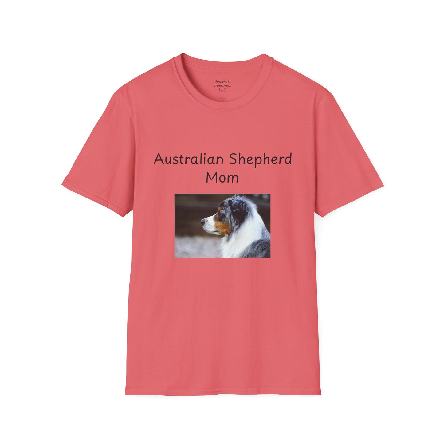 Unisex T-Shirt - "Australian Shepherd Mom" - Hundebesitzer T-Shirt