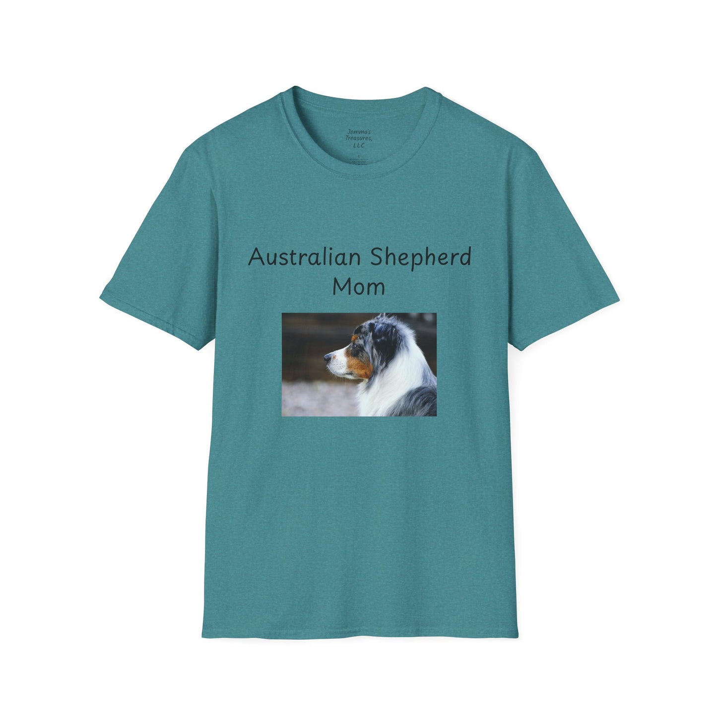 Unisex T-Shirt - "Australian Shepherd Mom" - Hundebesitzer T-Shirt
