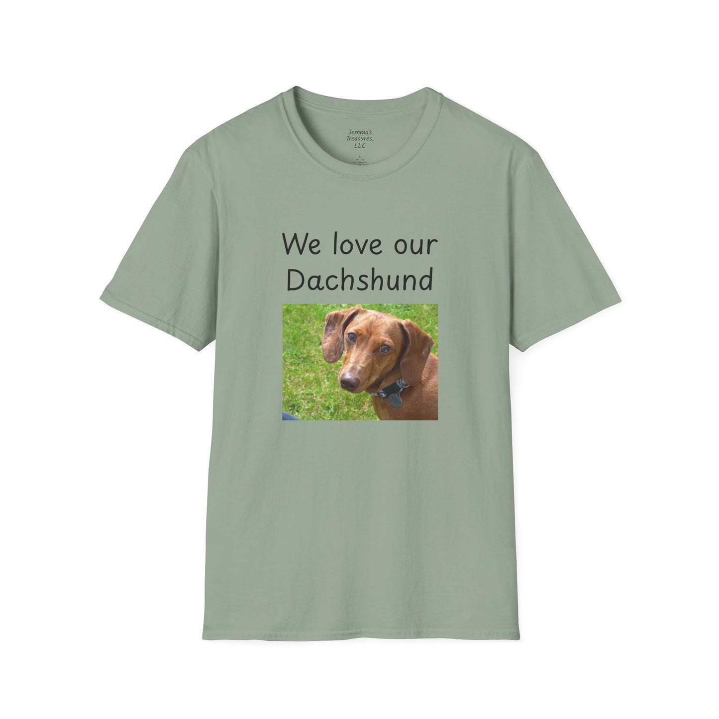 Unisex T-hemp - "Ons is lief vir ons teckel" - Honde-eienaar T-hemp