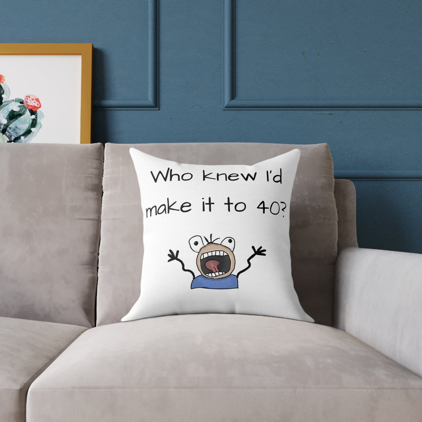 Throw Pillow - 40th Birthday