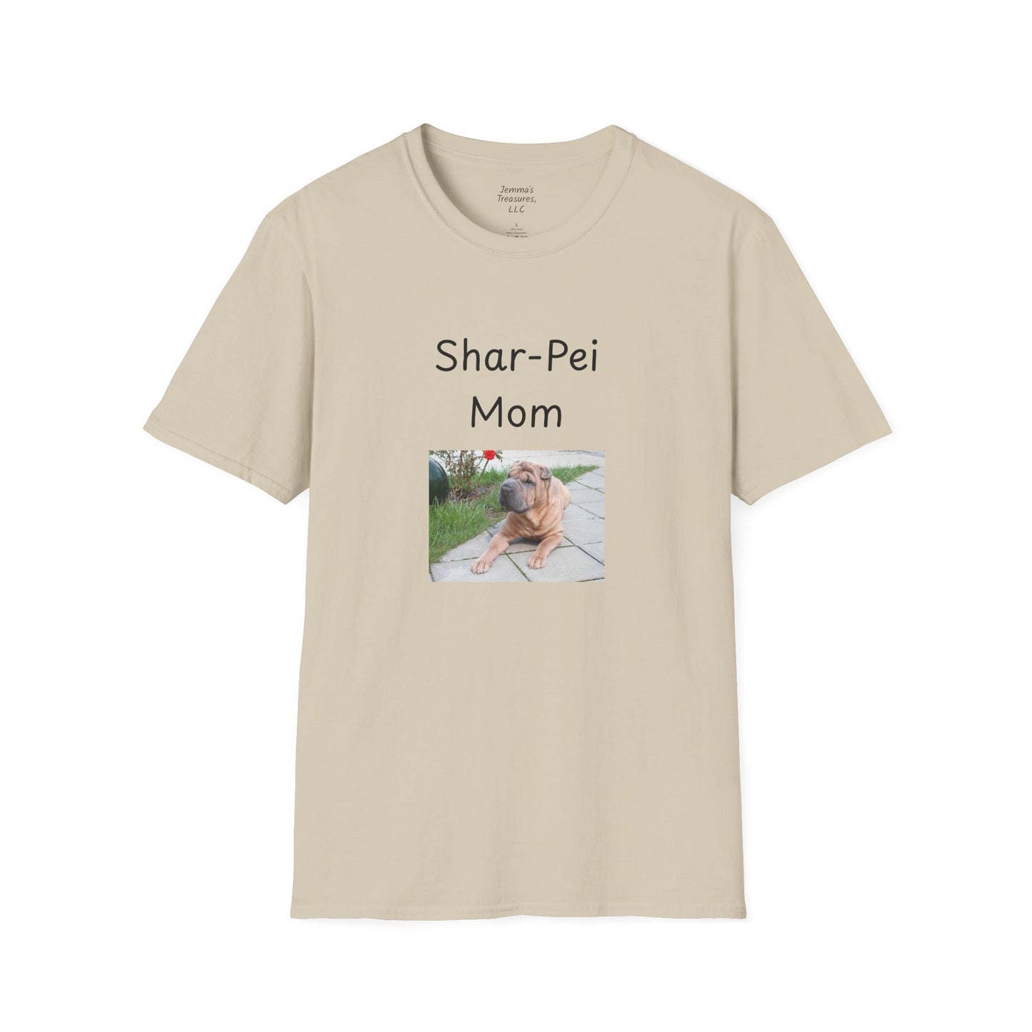 Unisex T-Shirt - "Shar-Pei Mom" - Hundebesitzer T-Shirt