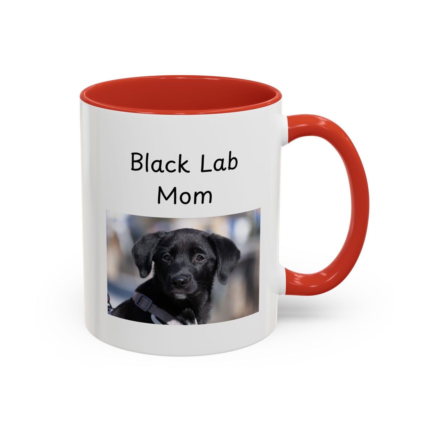 Keramiktasse – „Black Lab Mom“
