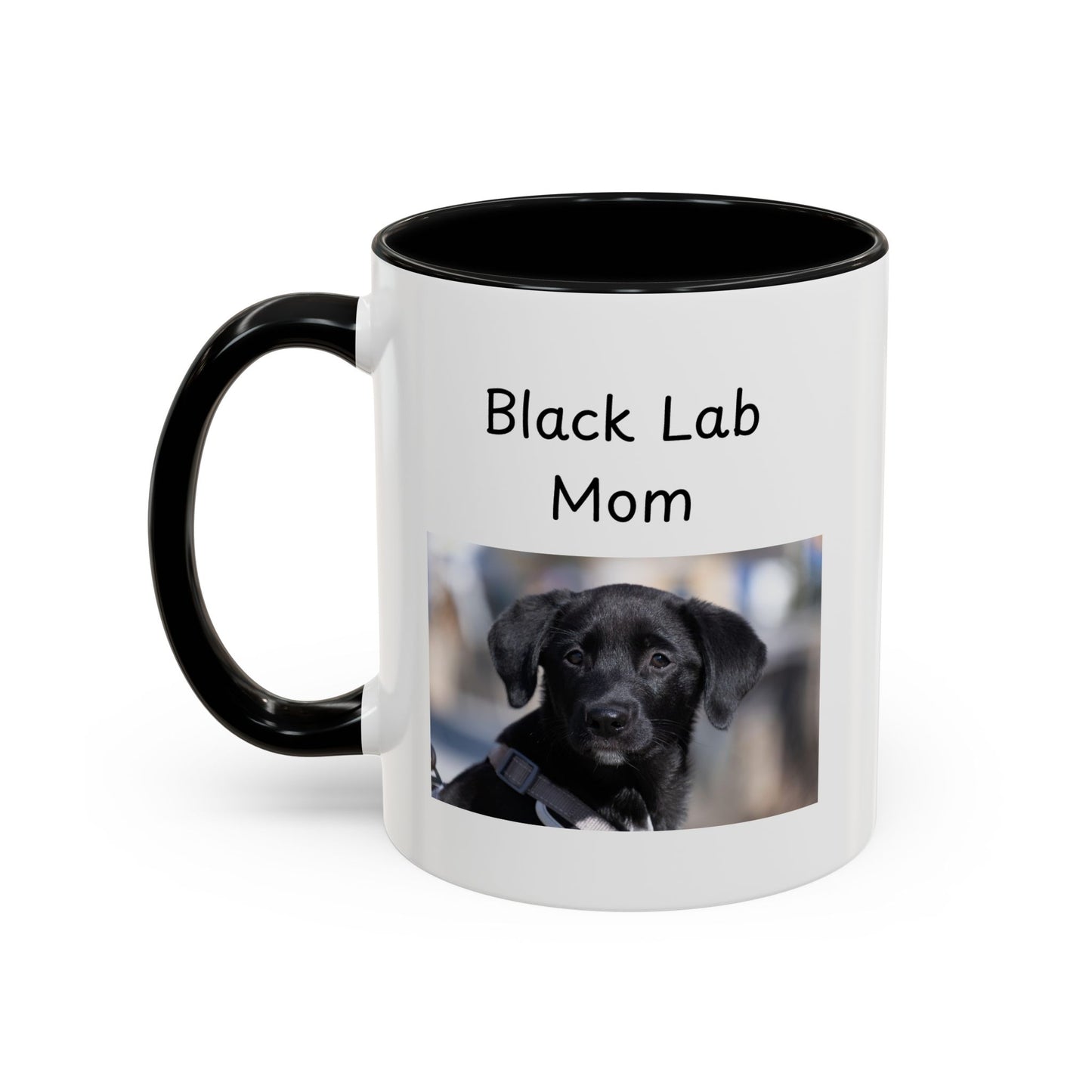 Keramiktasse – „Black Lab Mom“