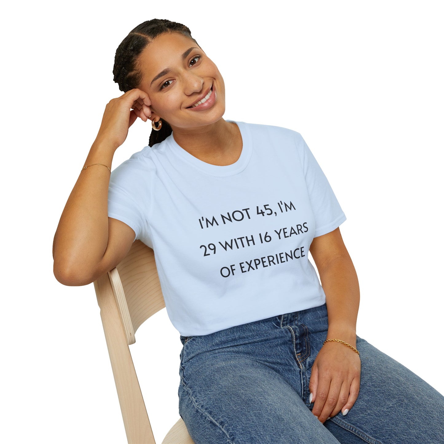 Unisex T-shirt - Funny 45 Years Of Age Quote