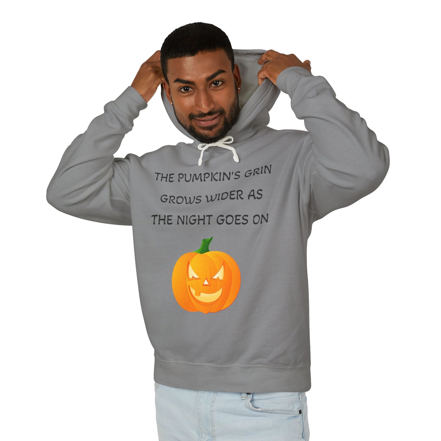 Halloween Hoodie - Pumpkin Grin Quote