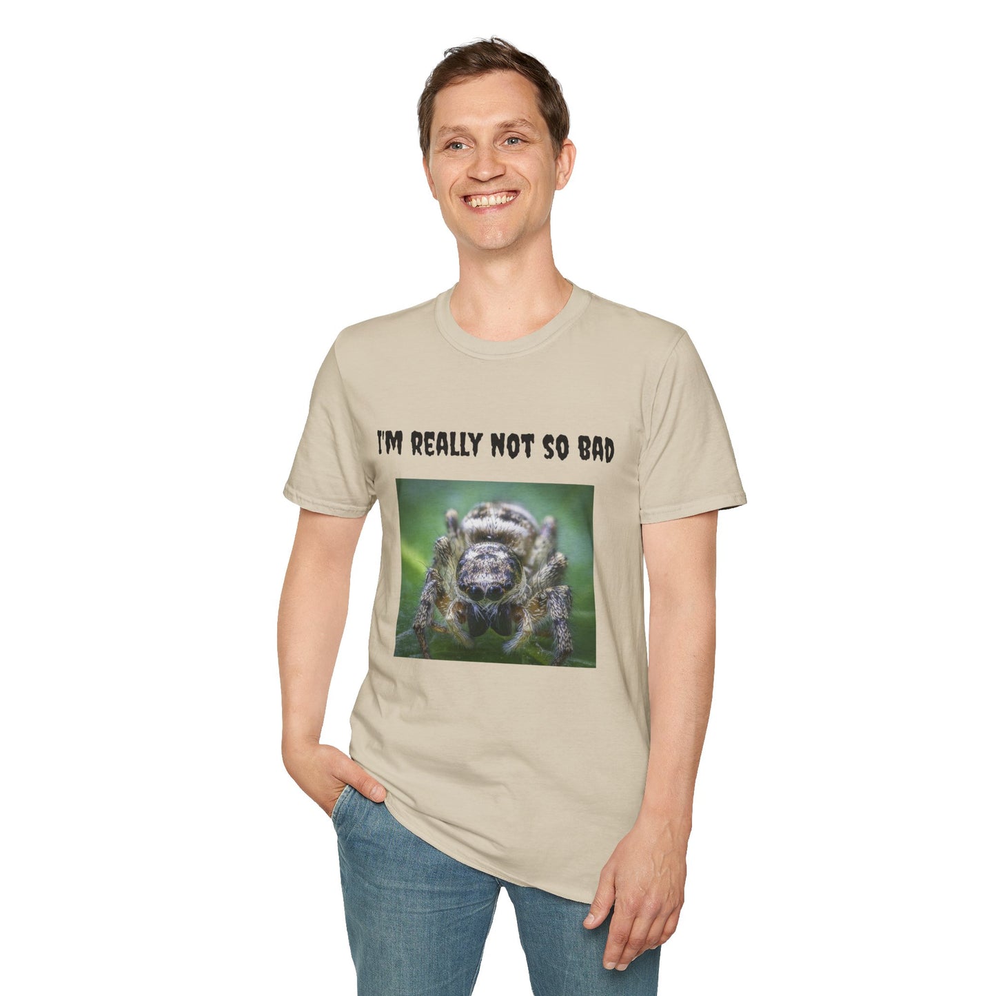 Unisex T-shirt - Humorous Spider Design