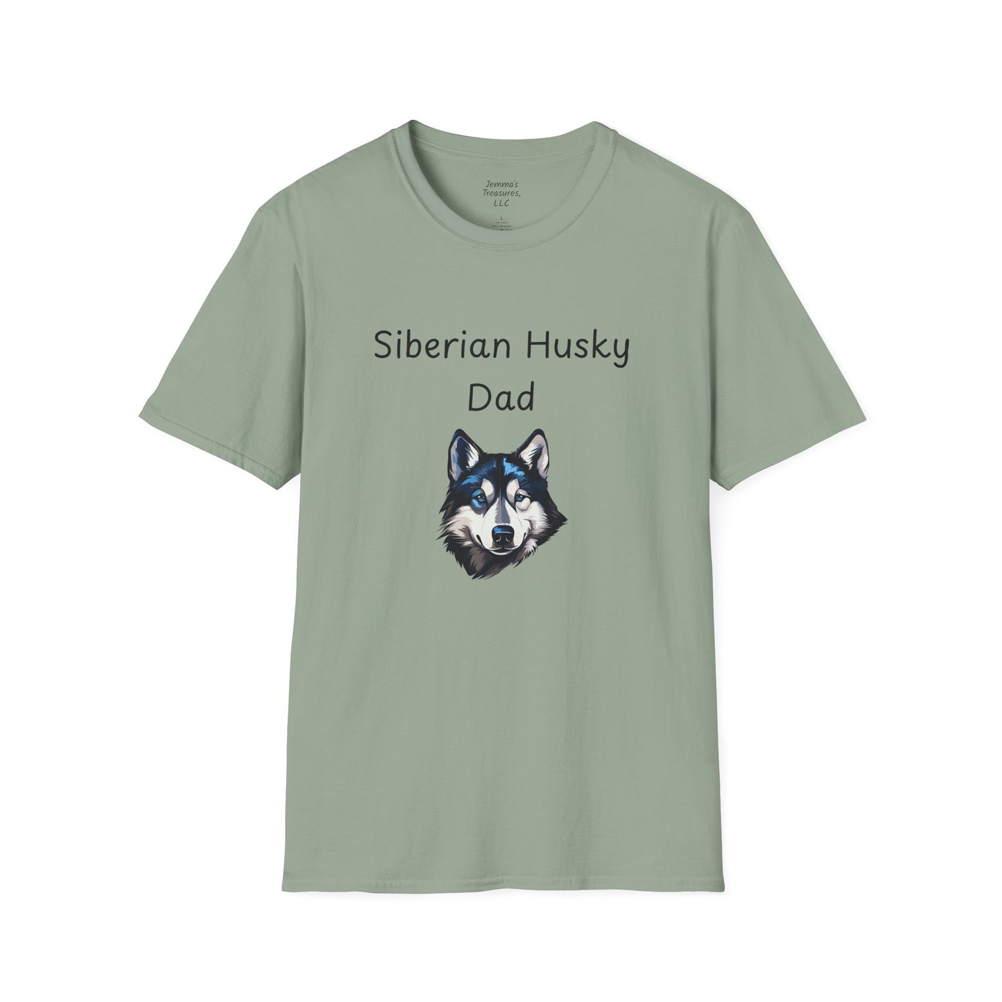 Unisex T-Shirt - "Siberian Husky Dad" - Hundebesitzer T-Shirt