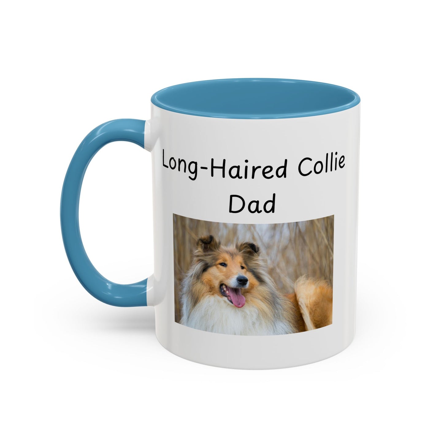 Keramiekbeker - "Langharige Collie Pa"