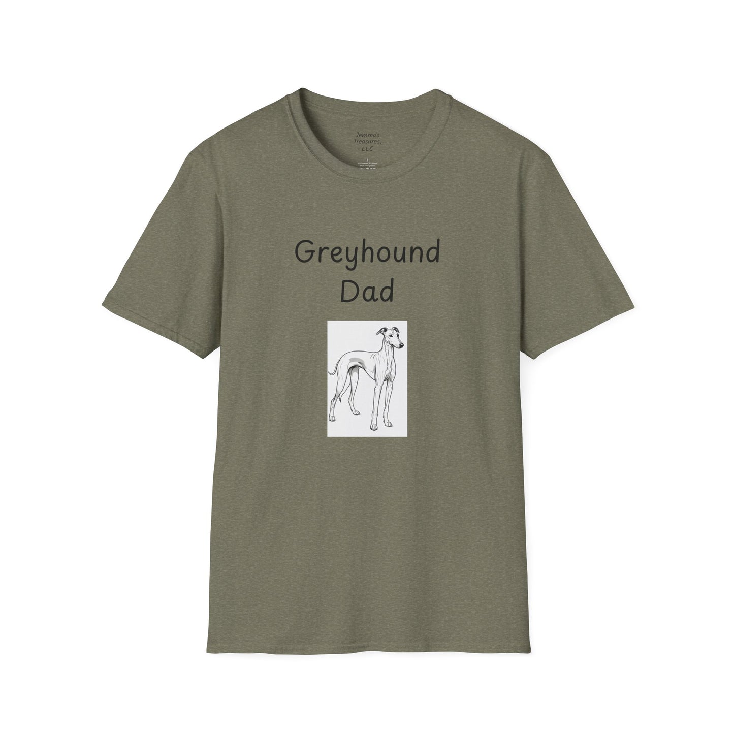 Unisex T-Shirt - "Greyhound Dad" - Dog Owner Tee