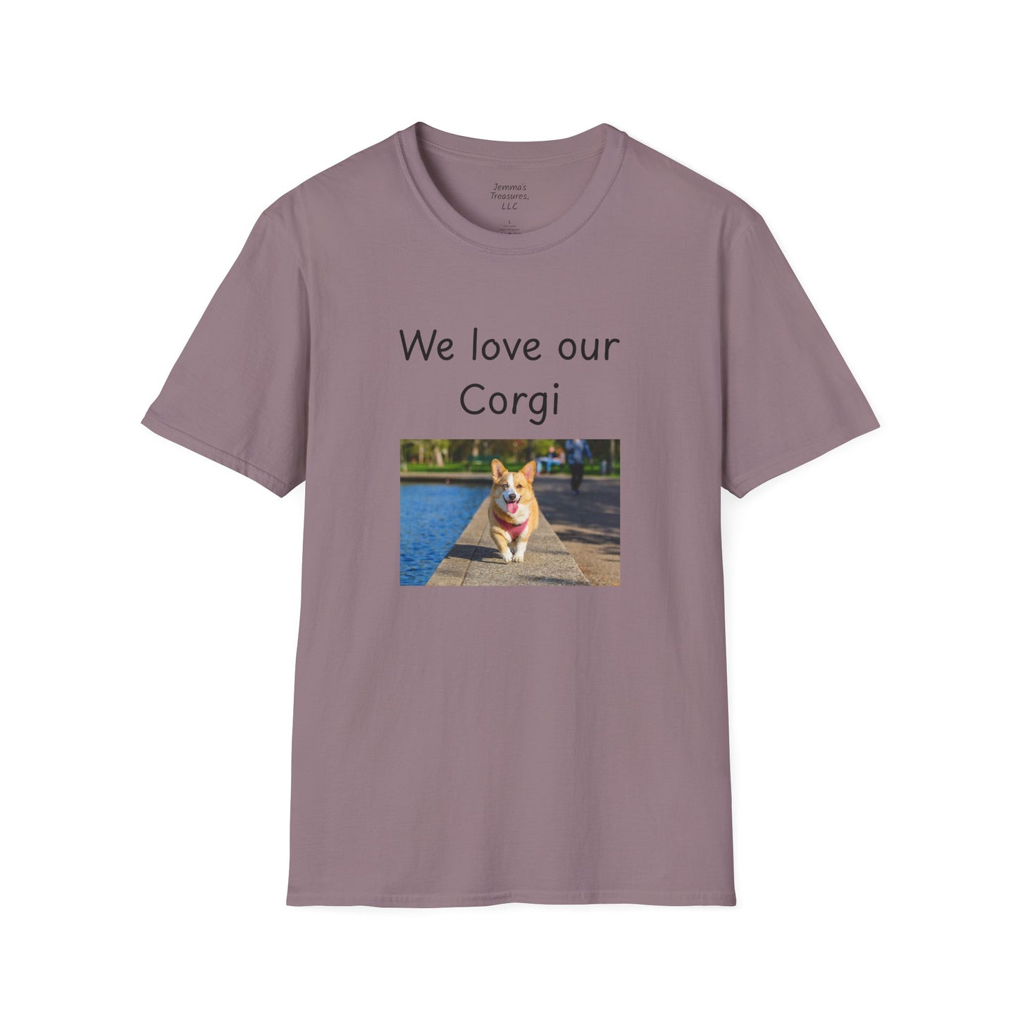 Unisex T-Shirt - "We Love Our Corgi" - Dog Owner Tee