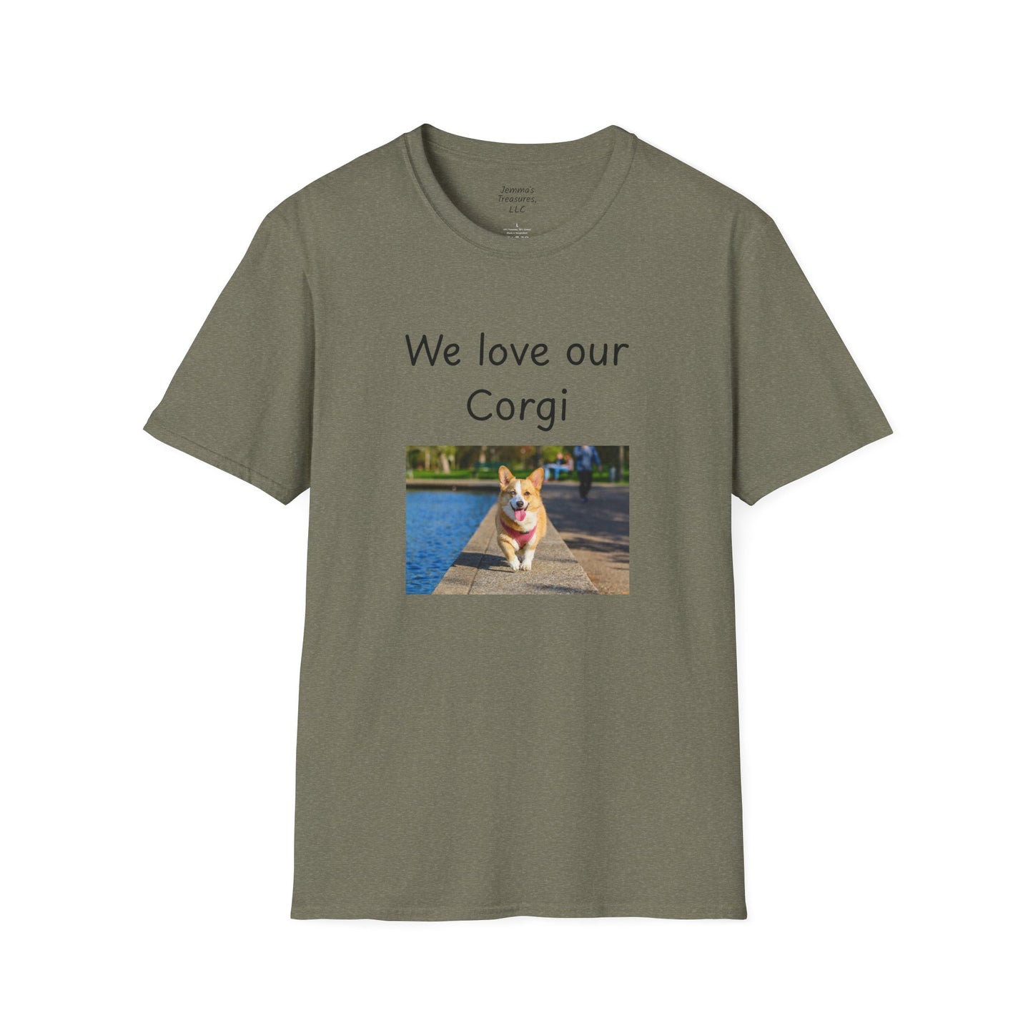 Unisex T-Shirt - "We Love Our Corgi" - Dog Owner Tee
