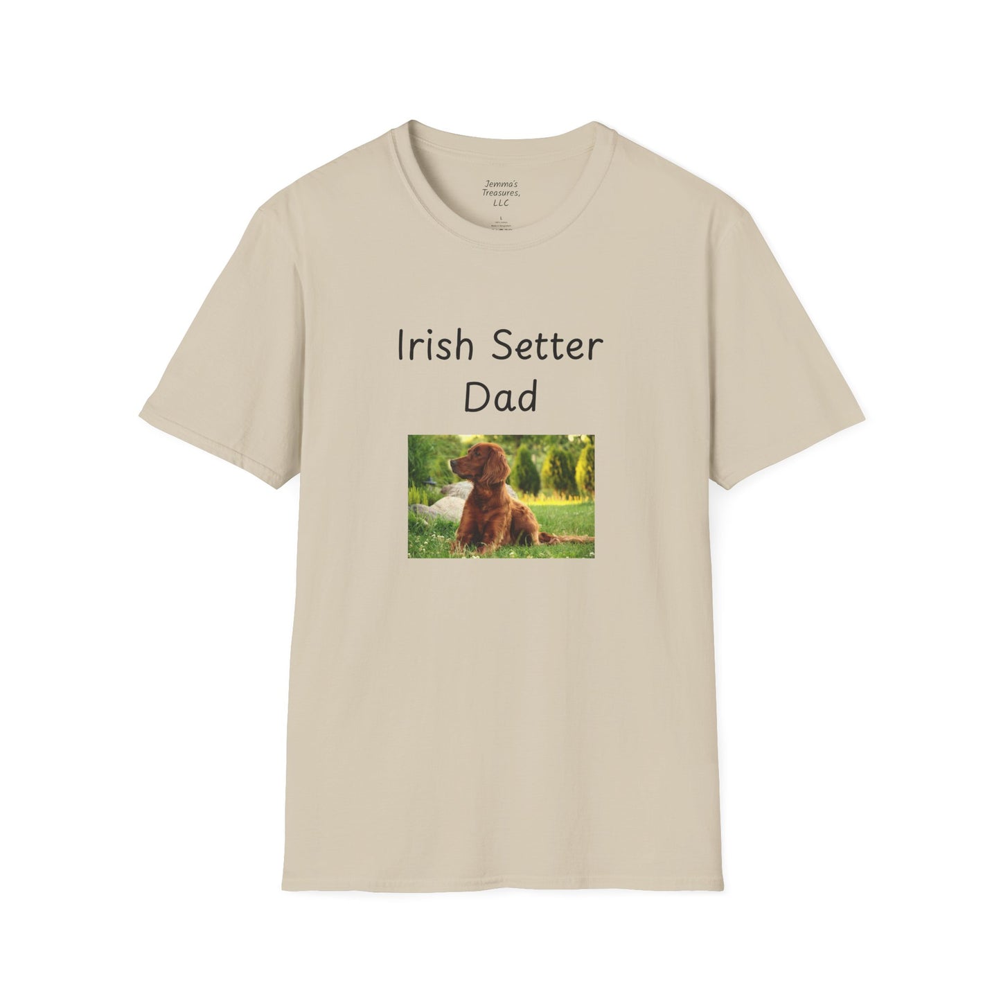 Unisex T-hemp - "Ierse Setter Pa" - Honde-eienaar T-hemp