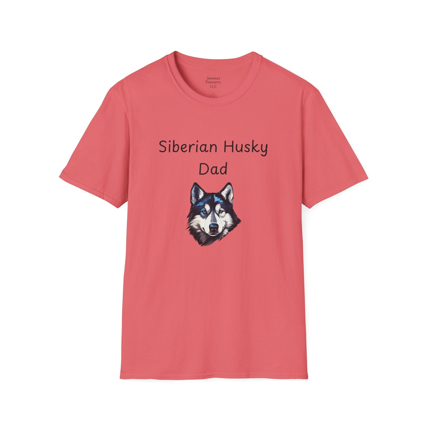 Unisex T-Shirt - "Siberian Husky Dad" - Hundebesitzer T-Shirt