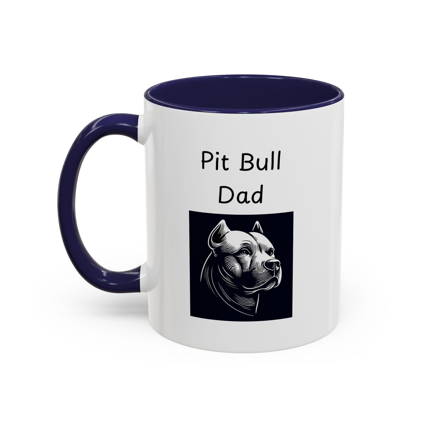 Ceramic Mug - "Pit Bull Dad"