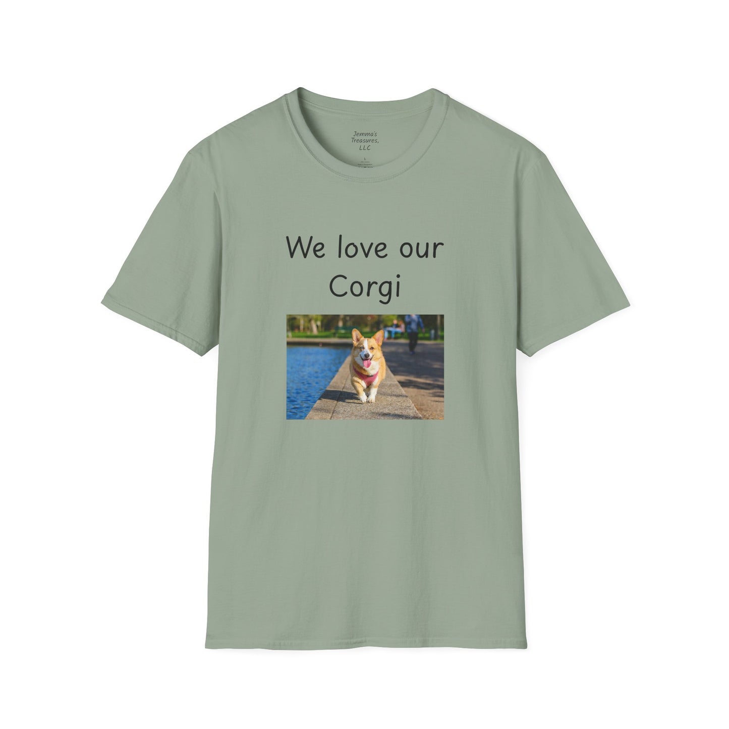 Unisex T-Shirt - "We Love Our Corgi" - Dog Owner Tee