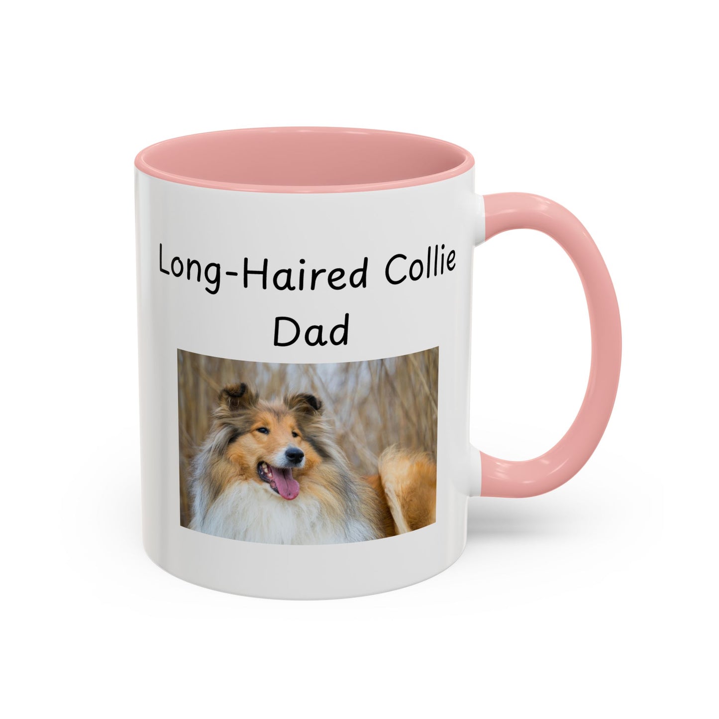 Keramiekbeker - "Langharige Collie Pa"