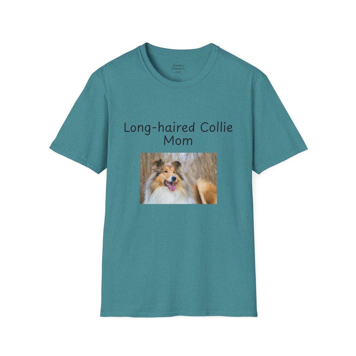 Unisex T-Shirt - "Long-Haired Collie Mom" - Dog Owner Tee