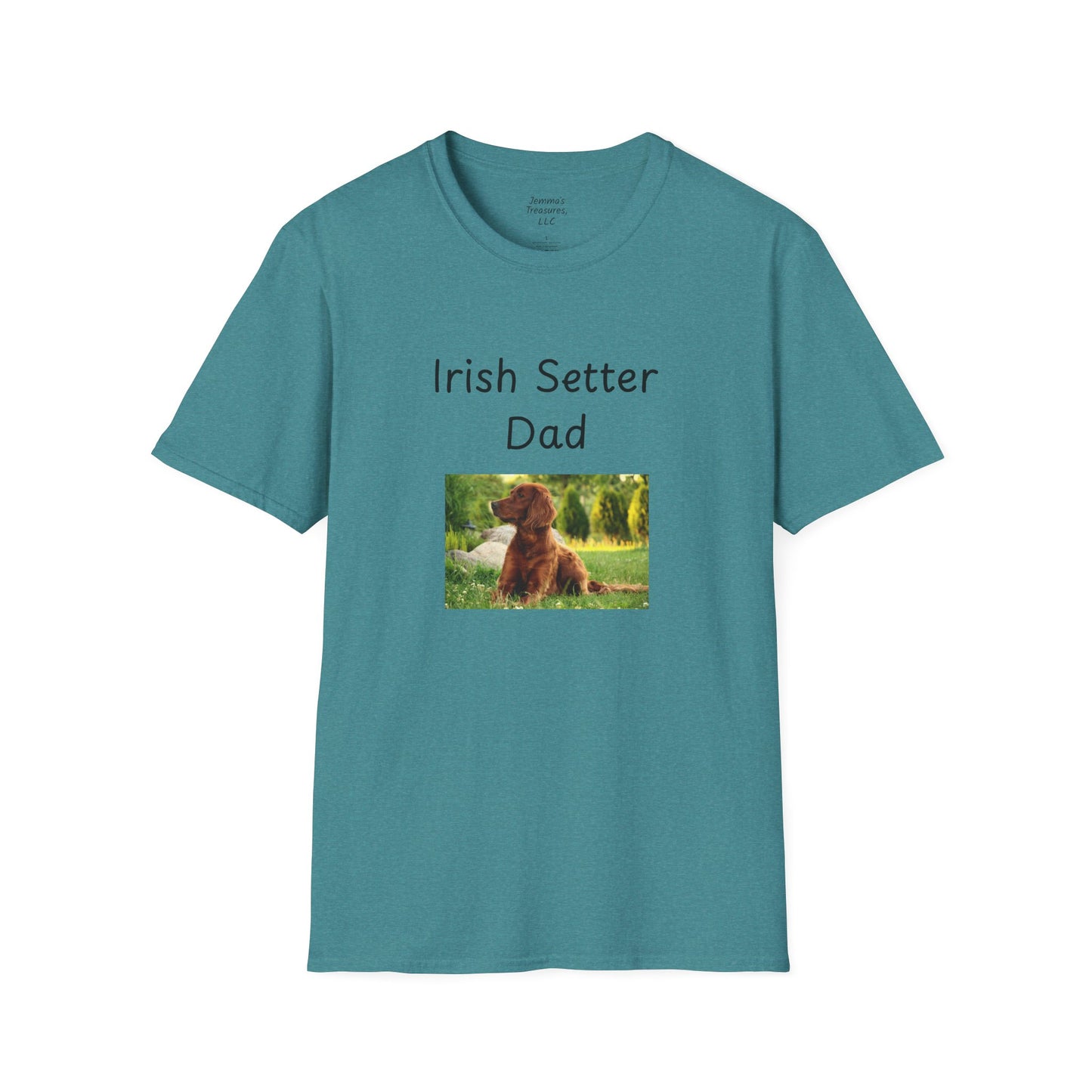 Unisex T-hemp - "Ierse Setter Pa" - Honde-eienaar T-hemp