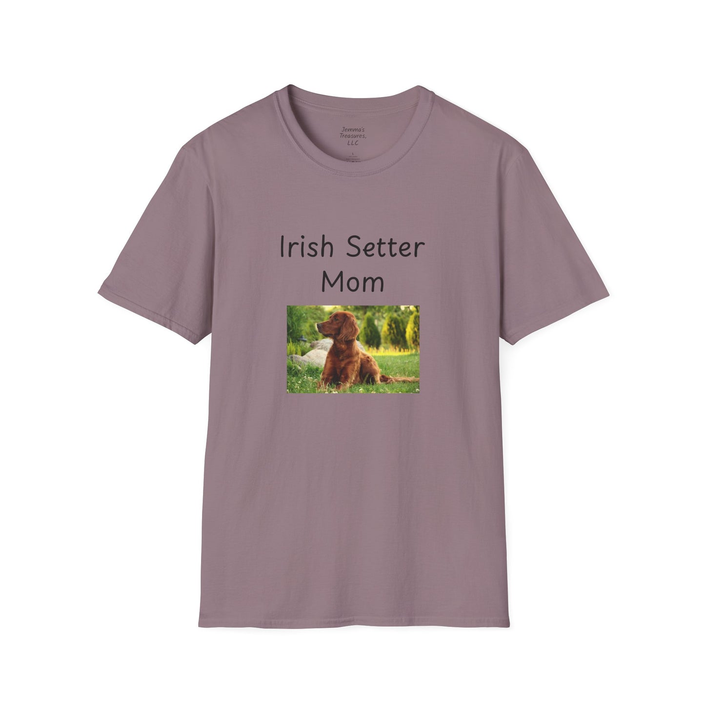 Unisex T-hemp - "Ierse Setter Ma" - Honde-eienaar T-hemp