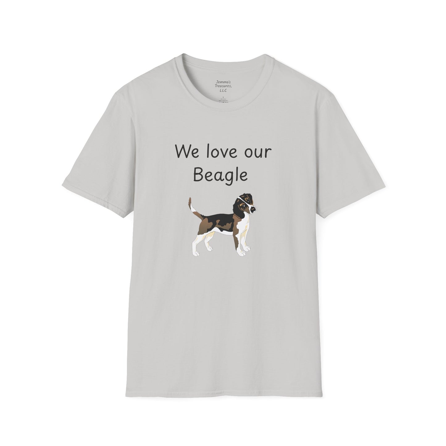 Unisex T-Shirt - "We Love Our Beagle" - Dog Owner Tee