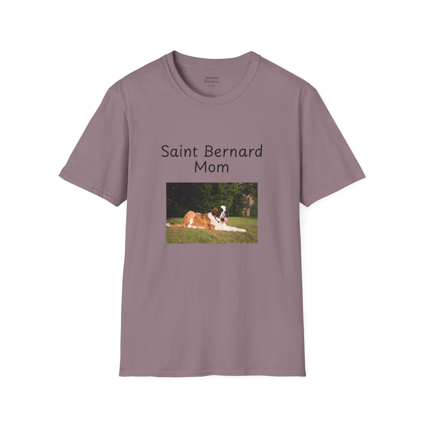 Unisex T-Shirt - "Saint Bernard Mom" - Hundebesitzer T-Shirt