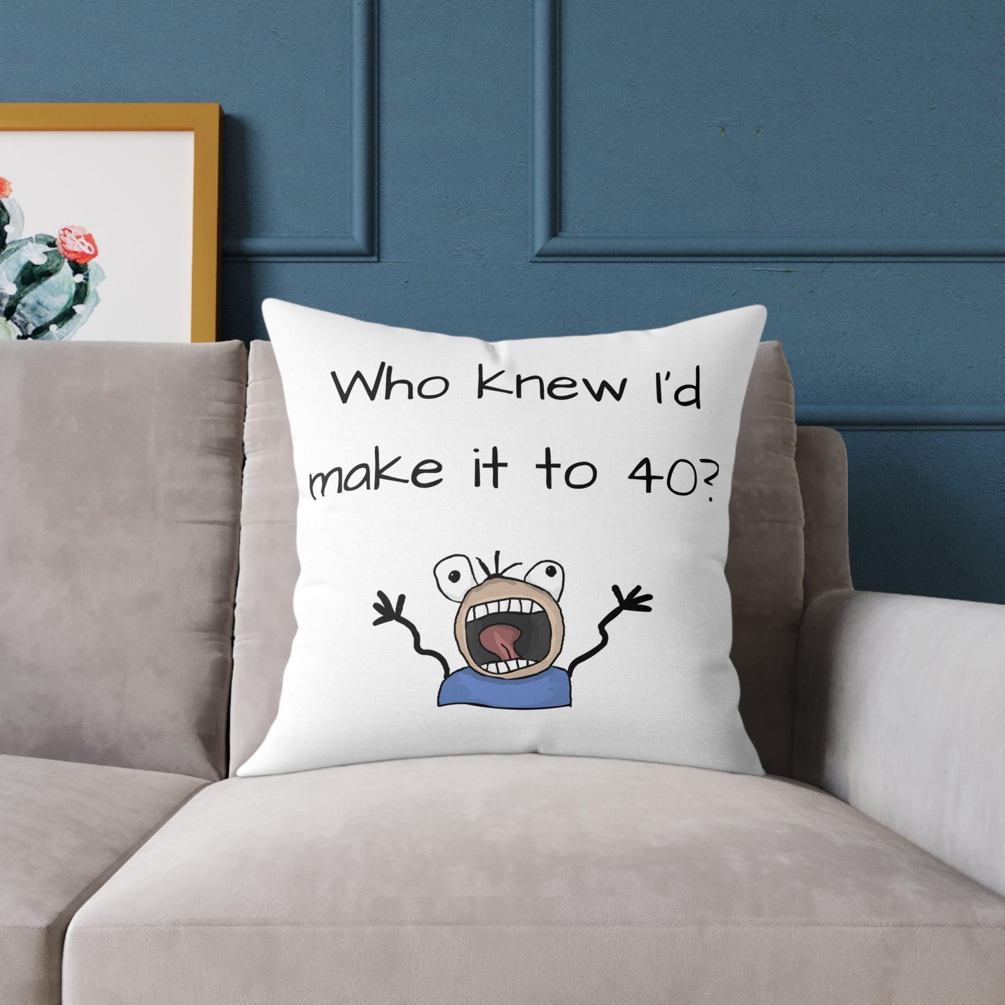 Throw Pillow - 40th Birthday