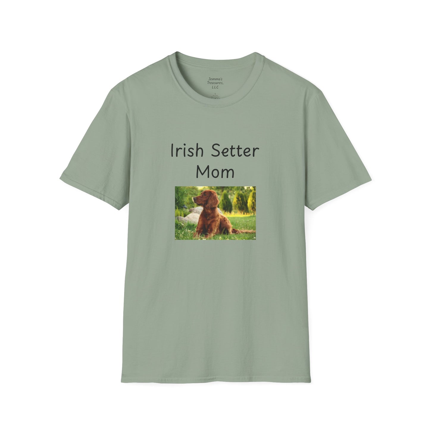 Unisex T-hemp - "Ierse Setter Ma" - Honde-eienaar T-hemp