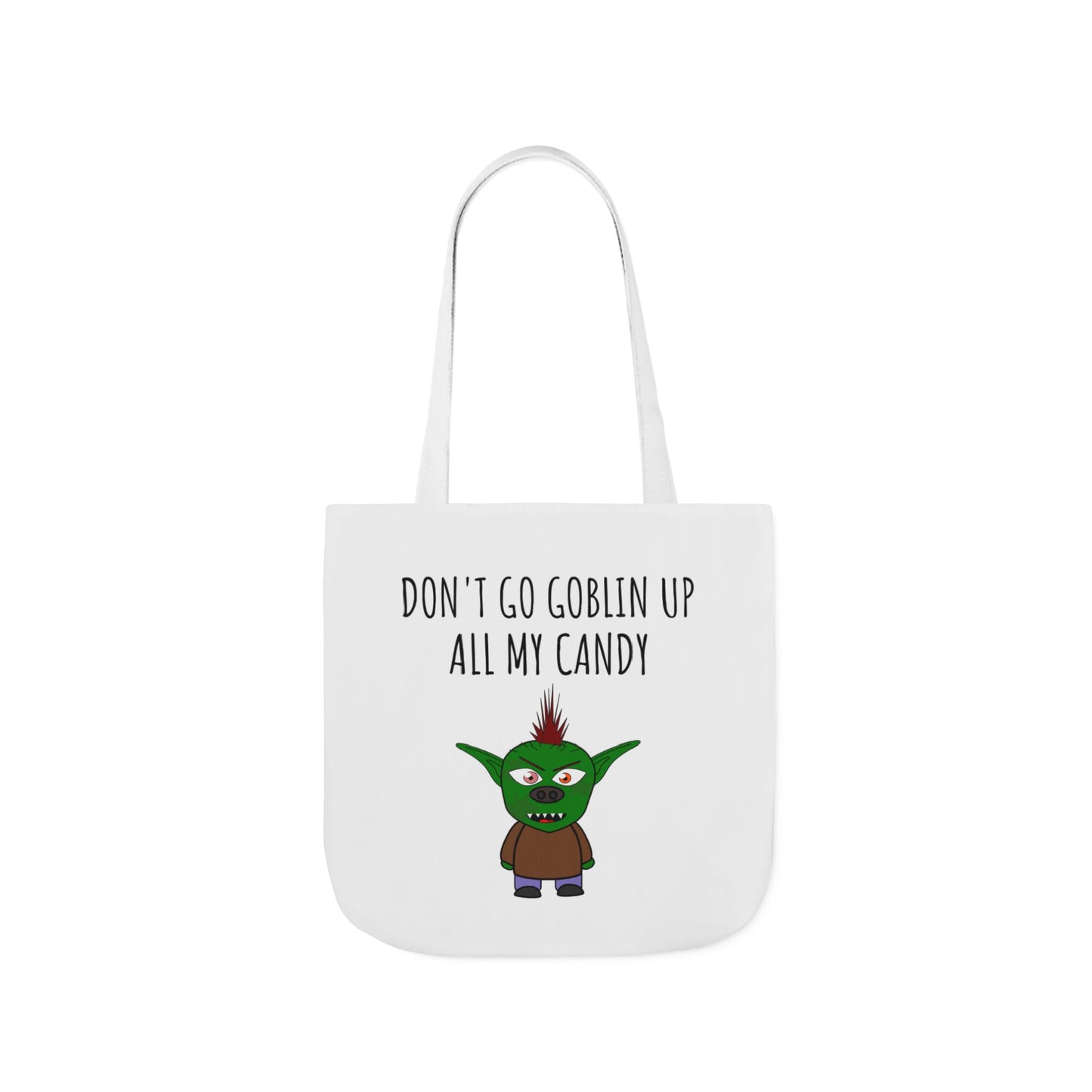 Halloween Tote Bag - "Don't Go Goblin Up All My Candy"