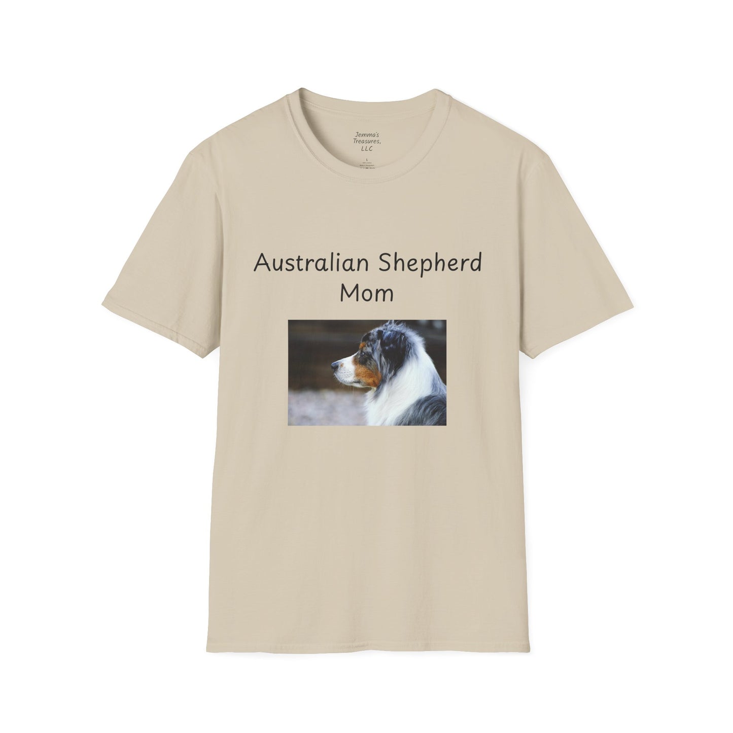 Unisex T-Shirt - "Australian Shepherd Mom" - Hundebesitzer T-Shirt