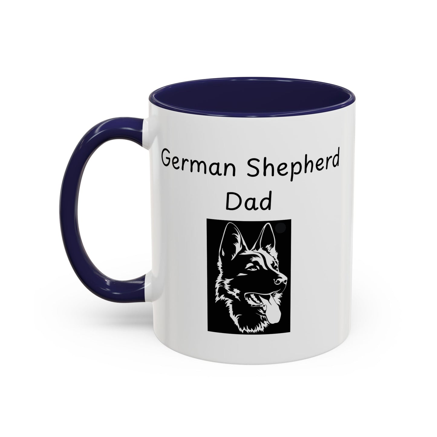 Keramiktasse - "Deutscher Schäferhund-Papa"