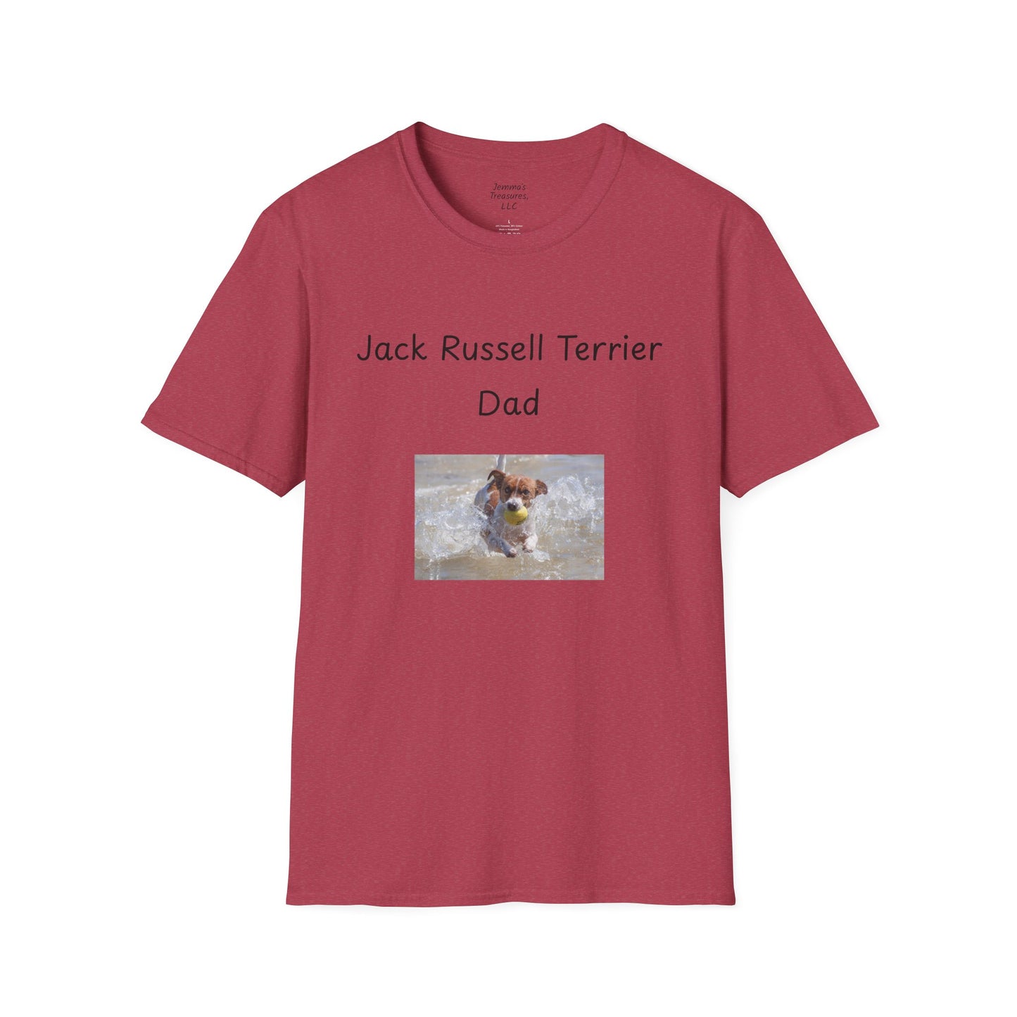 Unisex T-hemp - "Jack Russell Terrier Pa" - Honde-eienaar T-hemp