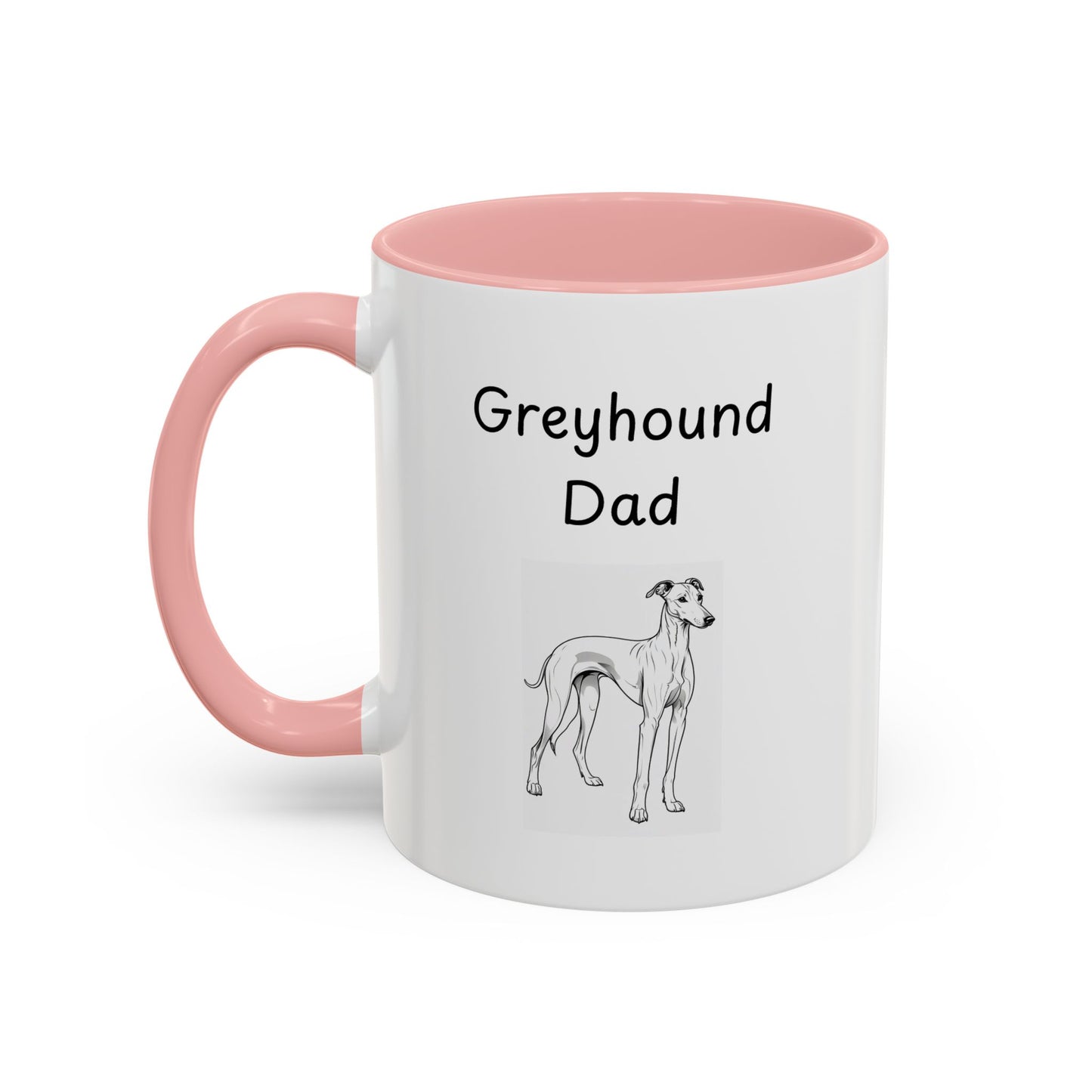 Ceramic Mug - "Greyhound Dad"