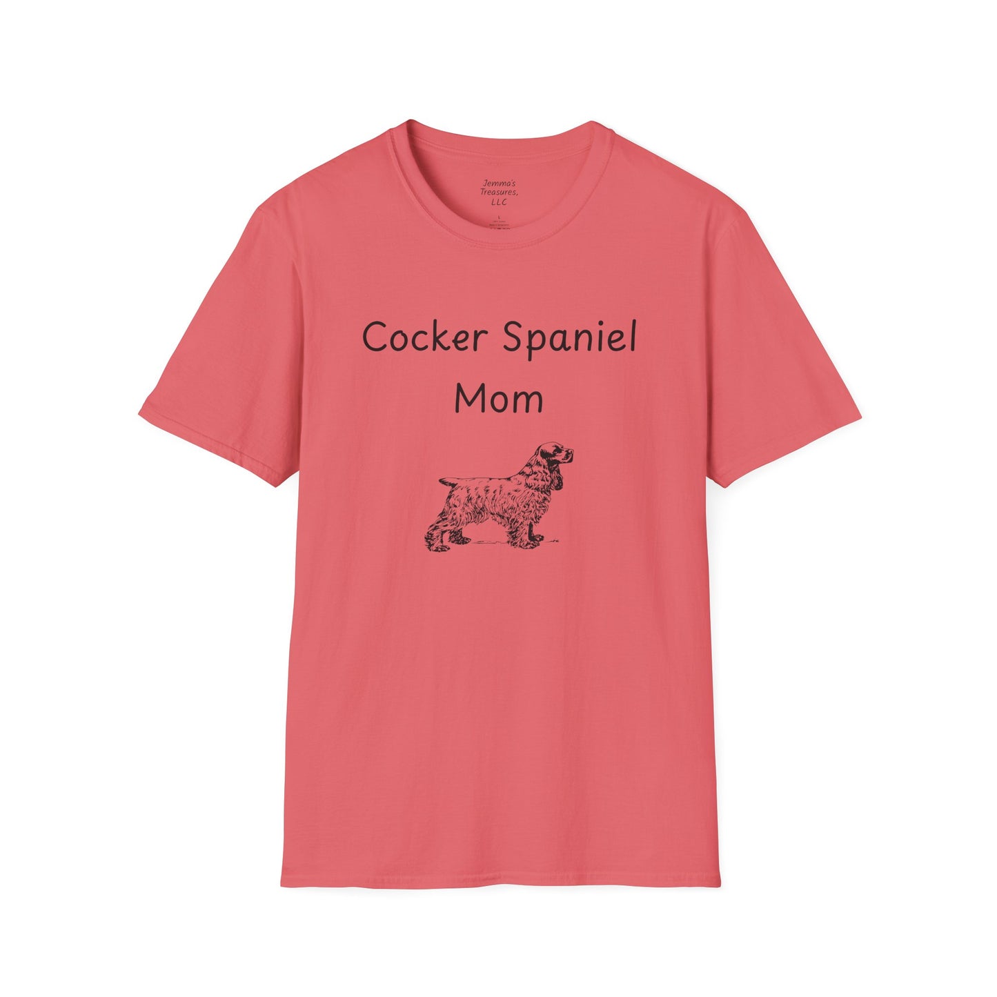 Unisex T-Shirt - "Cocker Spaniel Mom" - Hundebesitzer T-Shirt