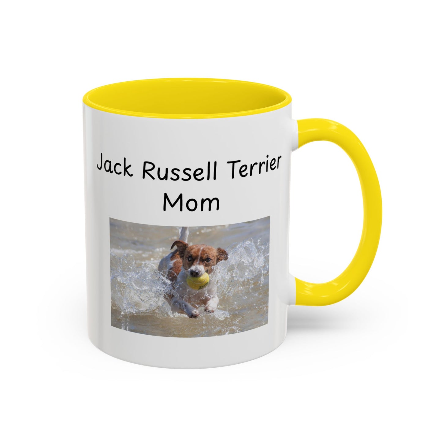 Ceramic Mug - "Jack Russell Terrier Mom"
