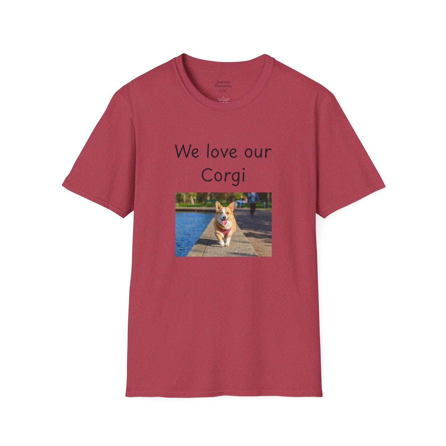 Unisex T-Shirt - "We Love Our Corgi" - Dog Owner Tee
