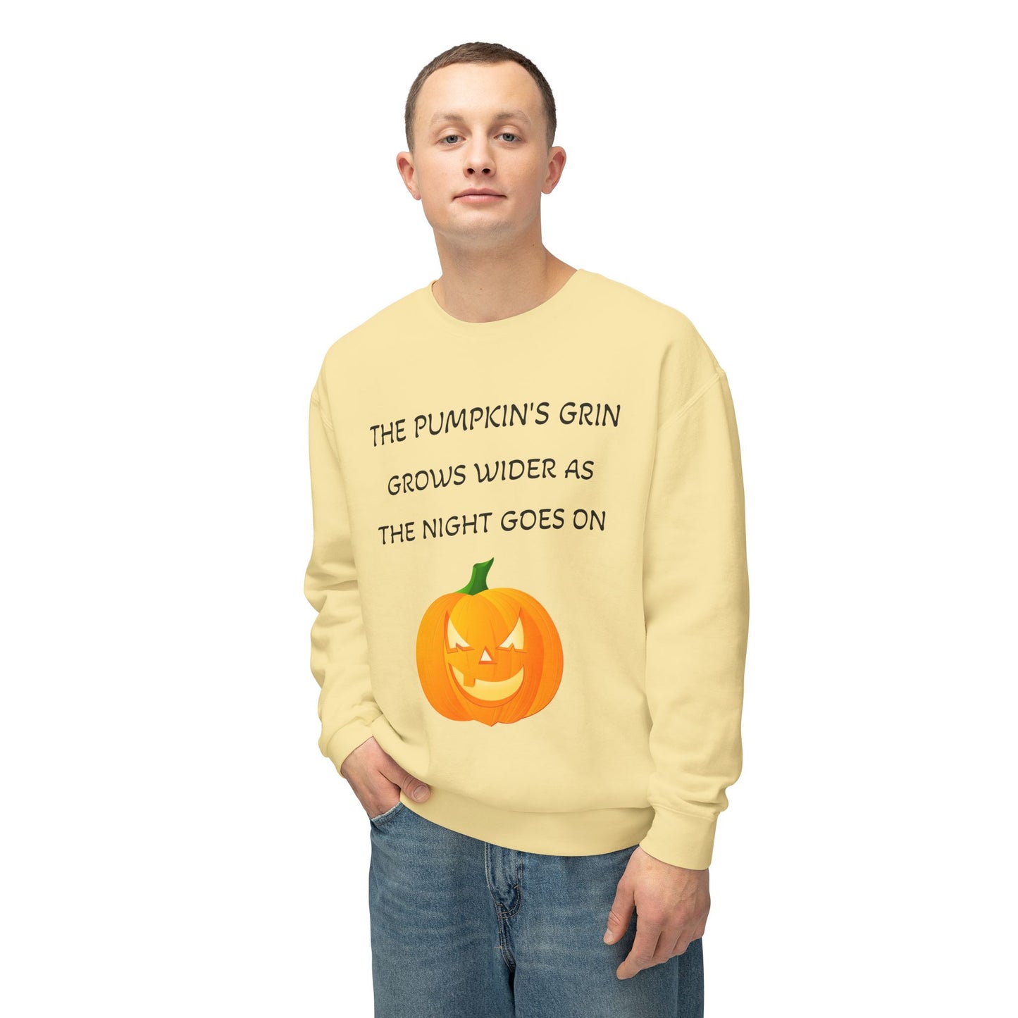 Halloween Sweatshirt - Pumpkin Grin Design